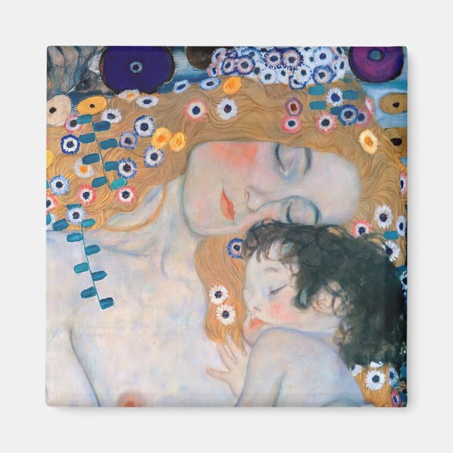 Aimant Gustav Klimt - Mère et Enfant (Devant)