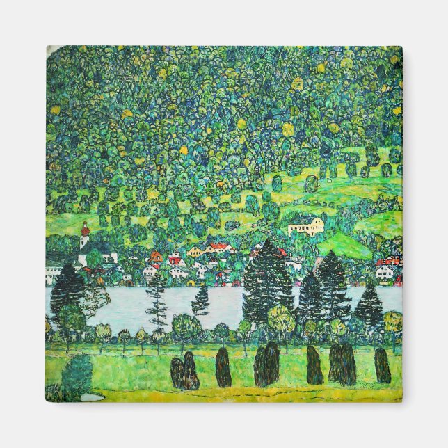Aimant Gustav Klimt - Pente de montagne à Unterach (Devant)