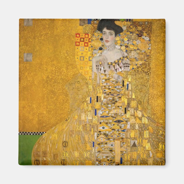 Aimant Gustav Klimt - Portrait d'Adele Bloch-Bauer I (Devant)