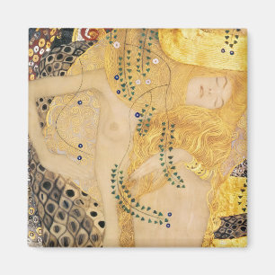 Aimant Gustav Klimt - Serpents d'eau I