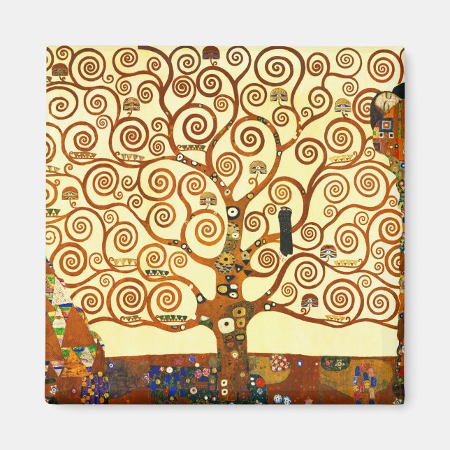 Aimant Gustav Klimt The Tree of Life Fine Art (Devant)