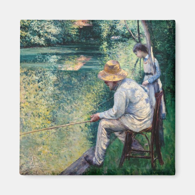 Aimant Gustave Caillebotte - Angling (Devant)