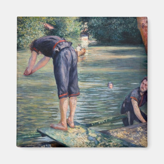 Aimant Gustave Caillebotte - Bathers, Banque des Yerres (Devant)