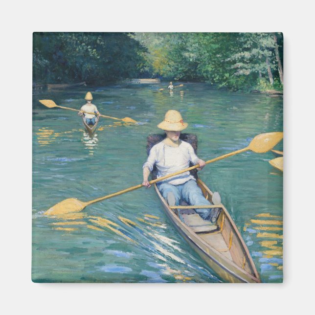 Aimant Gustave Caillebotte - Esquisse sur l'Yerres (Devant)
