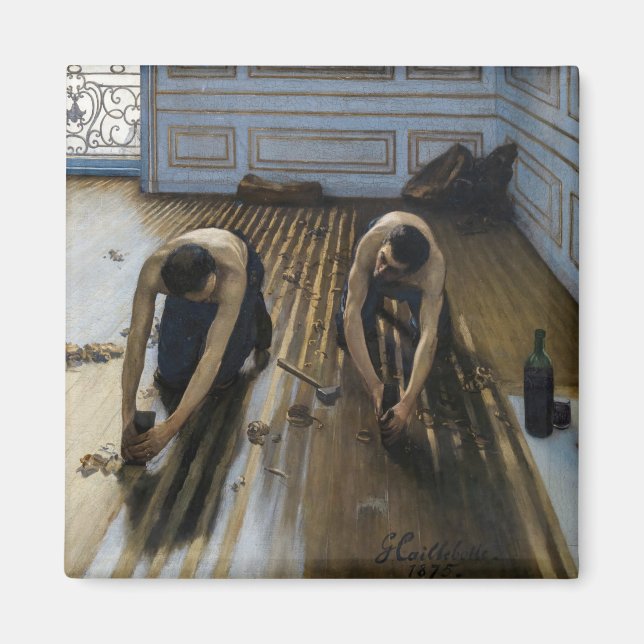 Aimant Gustave Caillebotte - Les Raboteurs de parquet (Devant)