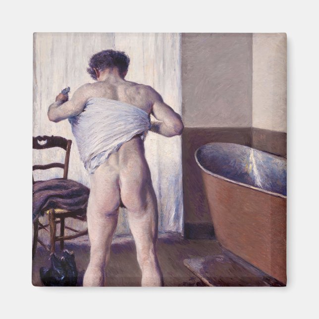 Aimant Gustave Caillebotte - Man at his Bath (Devant)