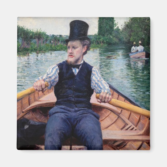 Aimant Gustave Caillebotte - Partie de bateau (Devant)