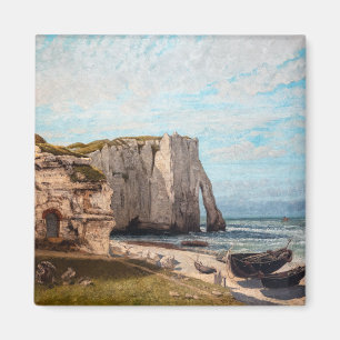 Aimant Gustave Courbet - Cliffs at Etretat after Storm