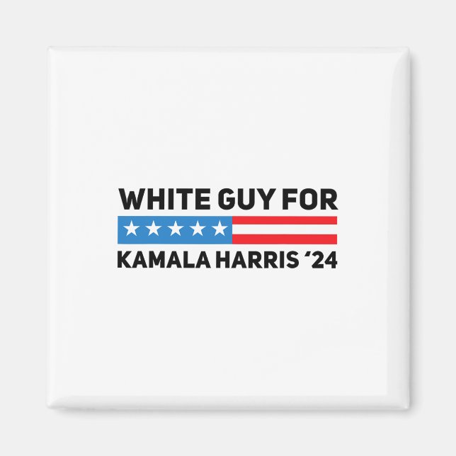 Aimant Guy For Kamala Harris Élection présidentielle 2024 (Devant)
