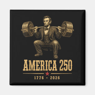 Aimant Gym du 16e président Aamerica 250 1776 2026