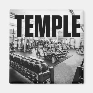 Aimant Gym Is My TEMPLE - Bodybuilding Motivational