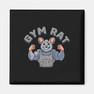 Aimant Gym Lover Bodybuilding Entraînement Drôle Gym Rat