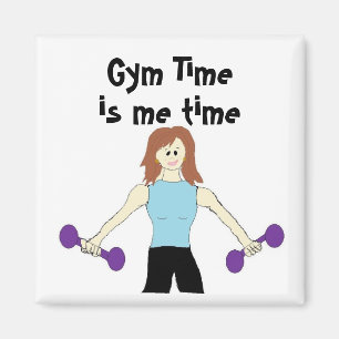 Aimant Gym Time est Mon Moment
