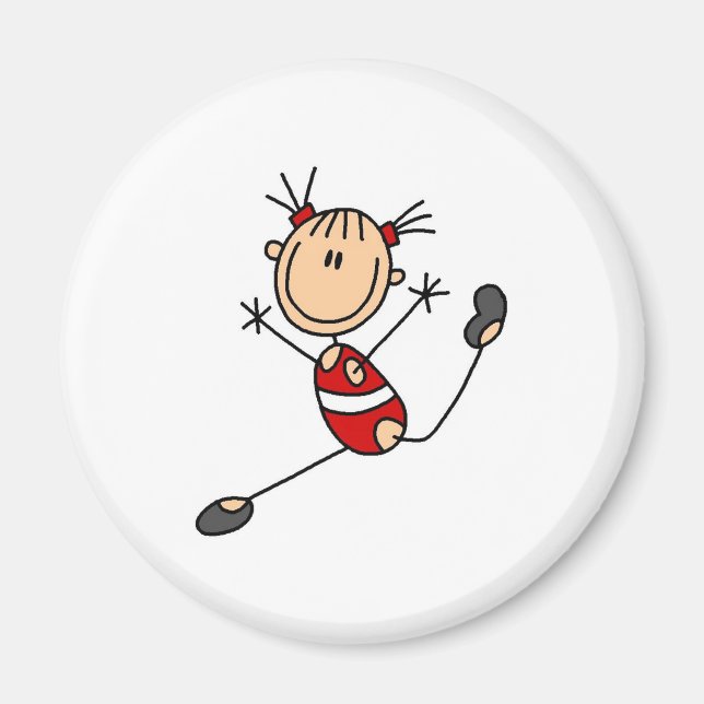Aimant Gymnaste faisant une routine (Devant)