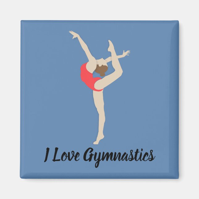 Aimant Gymnaste féminine (Devant)