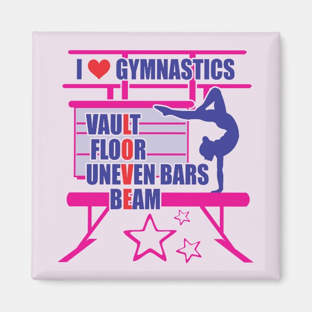 Aimant Gymnastique (Devant)