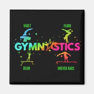 Aimant Gymnastique artistique féminine Barres Poutre Saut