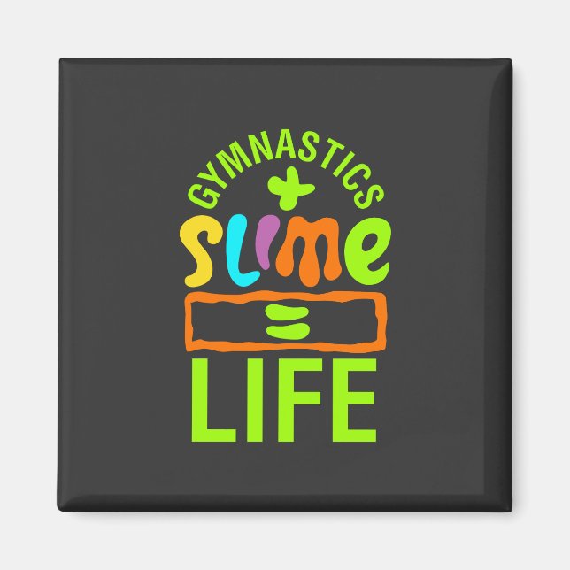 Aimant Gymnastique et slime (Devant)