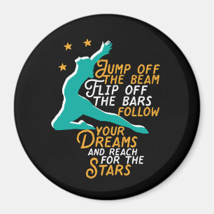 Aimant Gymnastique Inspirationnelle Sport Citation Gymnas