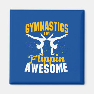 Aimant Gymnastique Je Suis Flippin Awesome