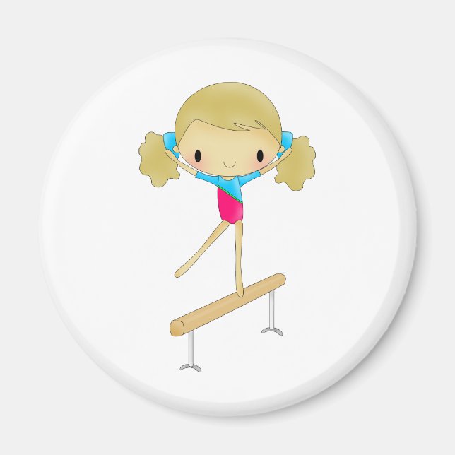 Aimant Gymnastique personnalisée cadeaux et accessoires (Devant)