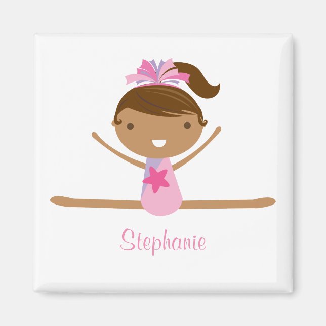 Aimant Gymnastique personnalisée scinder l'aimant des fil (Devant)