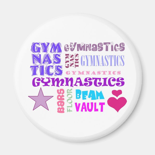 Aimant Gymnastique répétitive (Devant)