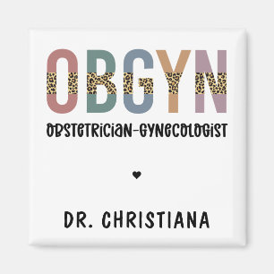 Aimant Gynécologue obstétricien OBGYN personnalisé