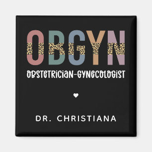 Aimant Gynécologue obstétricien OBGYN personnalisé
