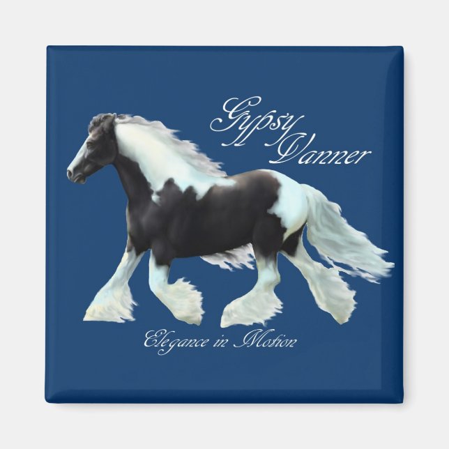 Aimant Gypsy Vanner (Devant)