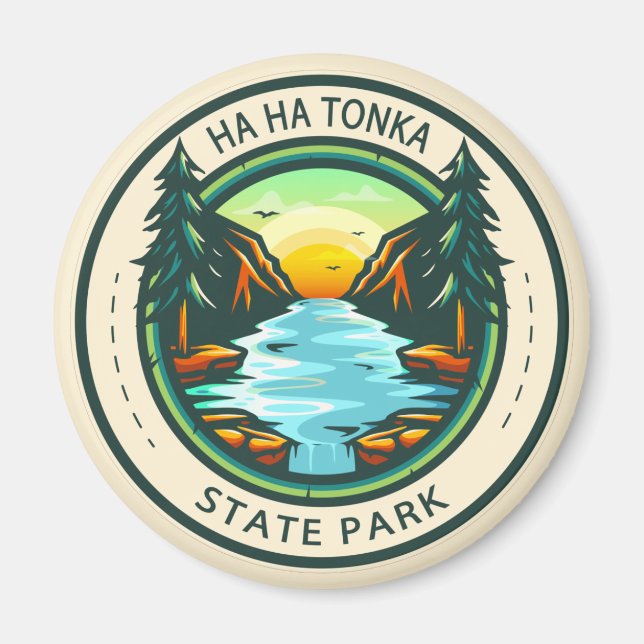 Aimant Ha Ha Tonka State Park Missouri Badge (Devant)