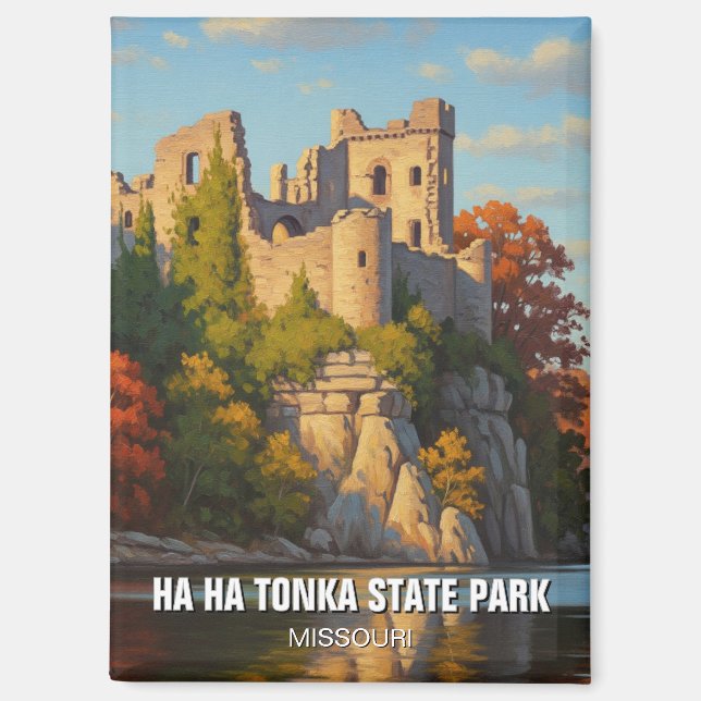 Aimant Ha Ha Tonka State Park Missouri Travel (Recto)