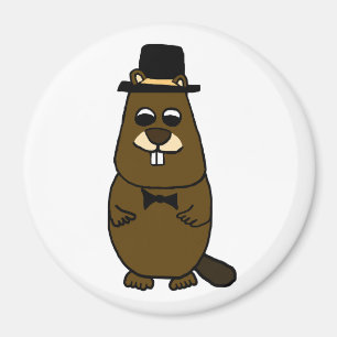 Aimant Habille Groundhog