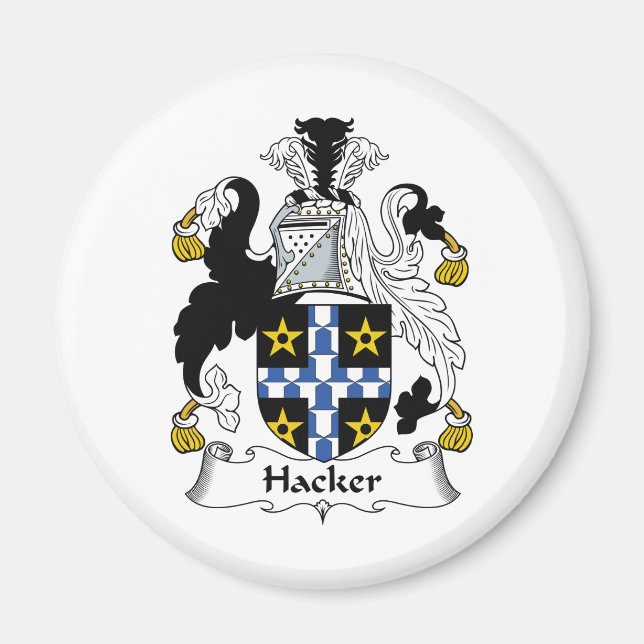 Aimant Hacker Family Crest (Devant)