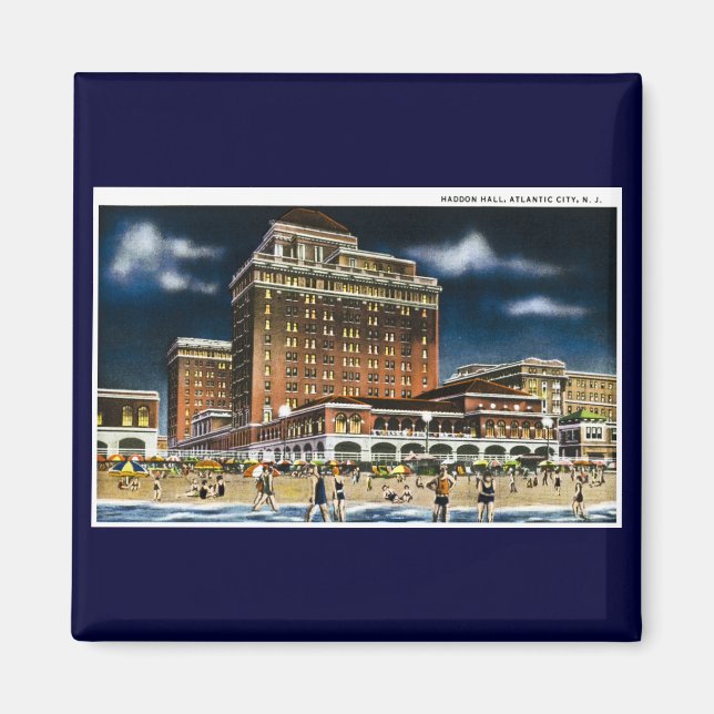 Aimant Haddon Hall, Atlantic City, New Jersey (Devant)