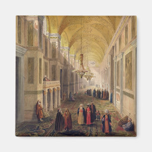 Aimant Haghia Sophia, plat 2 : le narthex, gravé par L