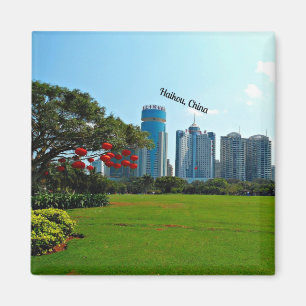 Aimant Haikou, paysage urbain chinois