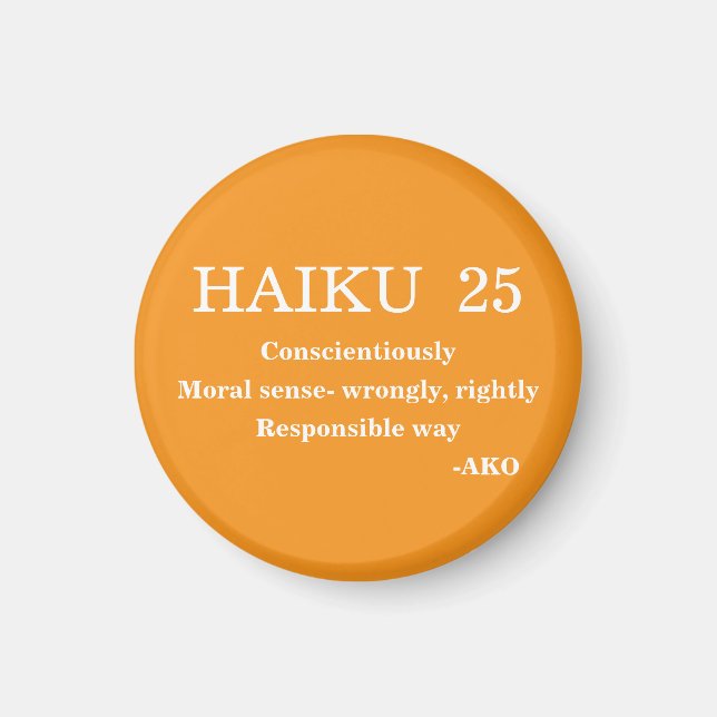 AIMANT HAIKU 25 (Devant)