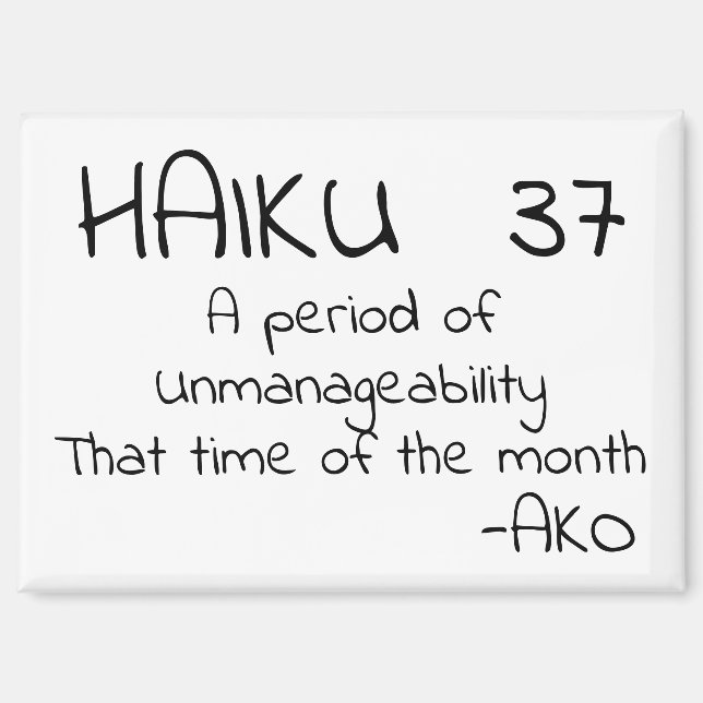 AIMANT HAIKU 37 (Recto)