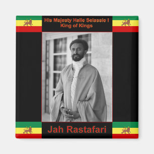 Aimant Haile Selassie le lion de Judah, Jah Rastafari