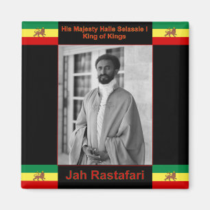 Aimant Haile Selassie le lion de Judah, Jah Rastafari