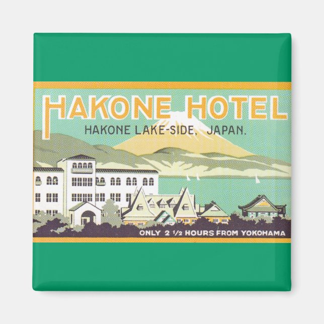 Aimant Hakone Hotel Japon (Devant)