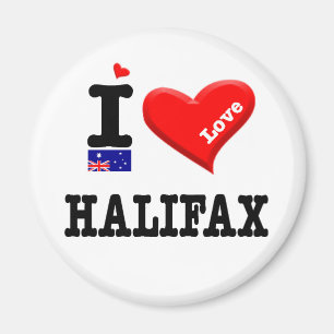 Aimant HALIFAX - I Love
