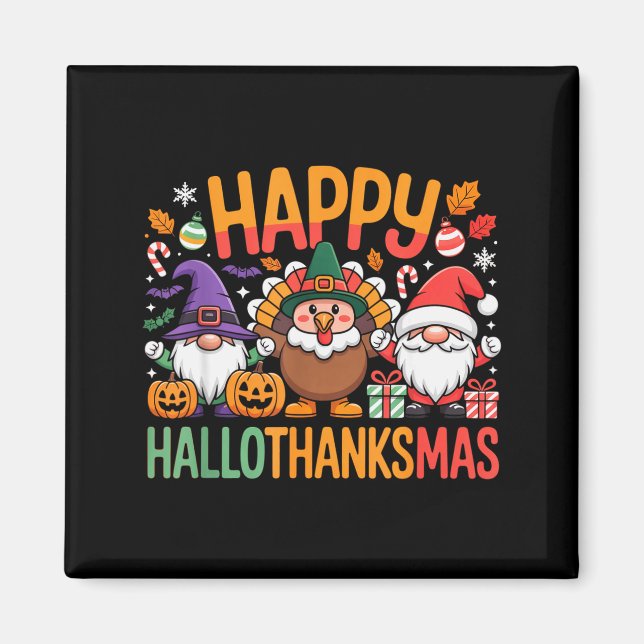 Aimant Hallothanksmas Dentaire Instant Drôle Dent Noël (Devant)