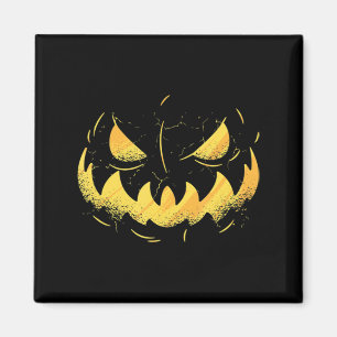 Aimant Halloween à la tête de Citrouille sculpté de Jack-