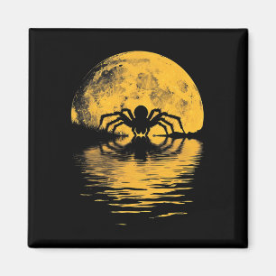 Aimant Halloween Araignée Pleine lune Effrayer Costume Éf
