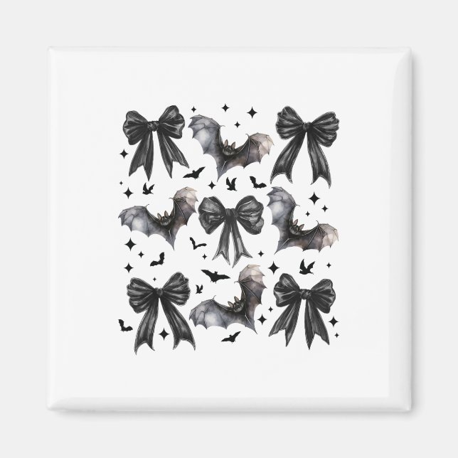 Aimant Halloween Bat Coquette Bow Halloween Bat Coquette (Devant)