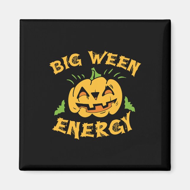 Aimant Halloween Big Ween Costume Citrouille Amour Octobr (Devant)