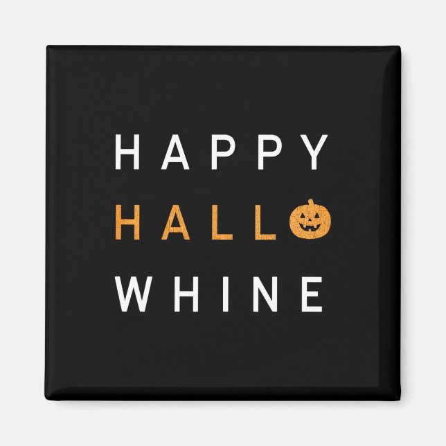 Aimant Halloween branché Happy Hello Whine (Devant)
