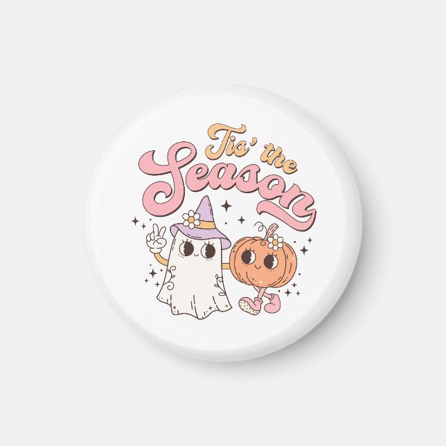 Aimant Halloween C'est la saison (Devant)